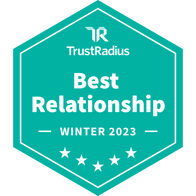 TrustRadius Best Relationship Winter 2023